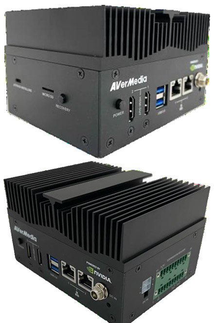 AVerMedia D115ONB-4G BoxPC (NVIDIA Jetson Orin NX 8GB, 256GB SSD)