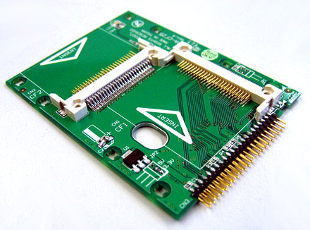 CompactFlash-to-IDE Adapter (44pin IDE Anschluss Mnnlich)