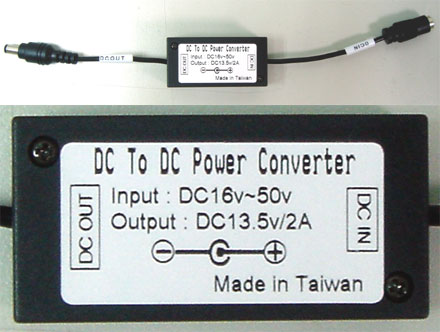 CTF-DCDC-24V TFT display power-adapter f. trucks (16-40VDC)