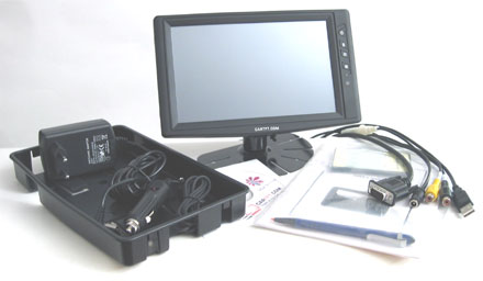 CTF800<b>-SL</b> - VGA 8" TFT - Touchscreen USB - PAL/NTSC - Autodimmer -  IR - Audio <b>(500 nits) [LED-Backlight] -TRANSFLEKTIV PRO-</b>