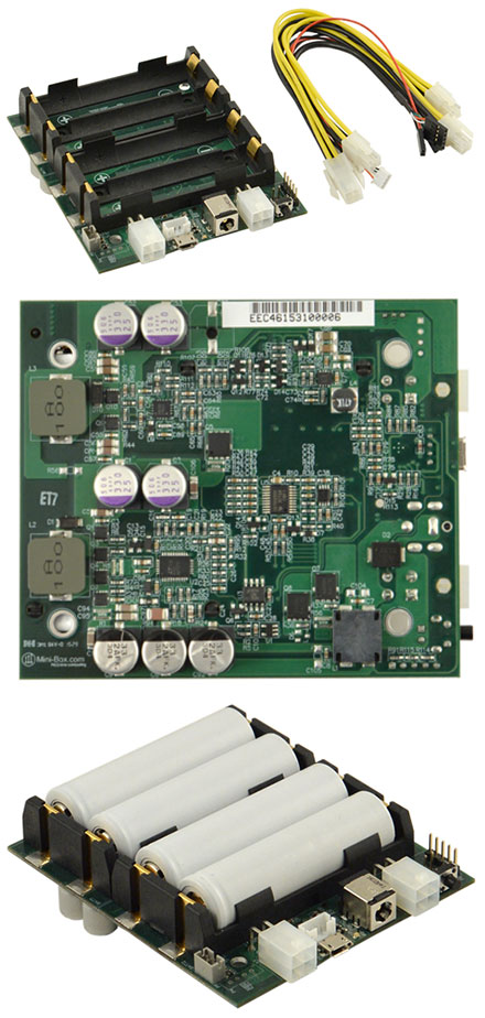 NUC-UPS (6-38V Input, 12V Output 5A, programmierbare Backup-Schaltung, NUC Format)